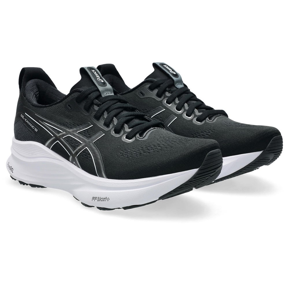 アシックス（ASICS）（レディース）ランニングシューズ ジョギングシューズ GEL-KAYANO 32 NARROW ブラック ホワイト 1012B837.002 快適性