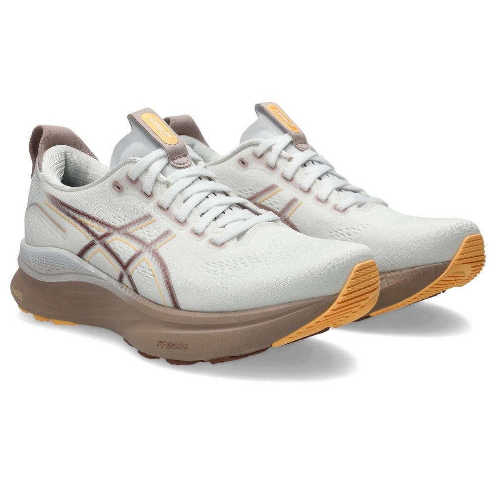 アシックス（ASICS）（レディース）ランニングシューズ ジョギングシューズ GEL-KAYANO 32 WIDE ホワイト 1012B839.101 快適性 安定性 