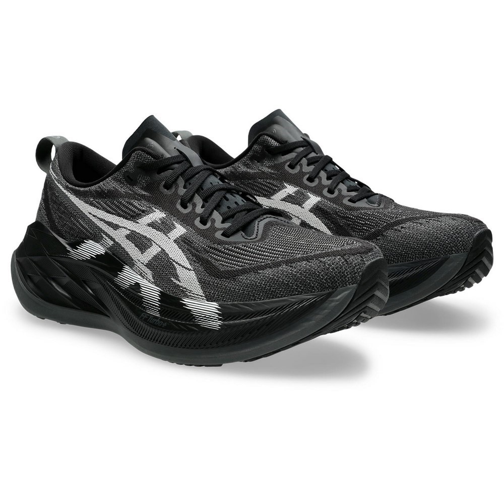 アシックス（ASICS）（メンズ、レディース）ランニング ジョギングシューズ スーパーブラスト 2 ブラック ホワイト 1013A160.001
