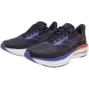 (レディース)ランニングシューズ ジョギングシューズ ウエーブライダー 29 ネイビー パープル J1GD250321