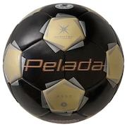 (メンズ、レディース)サッカーボール 5号球 ペレーダ4900 ゴールドエディション グランド ブラック F5K4901-KZ