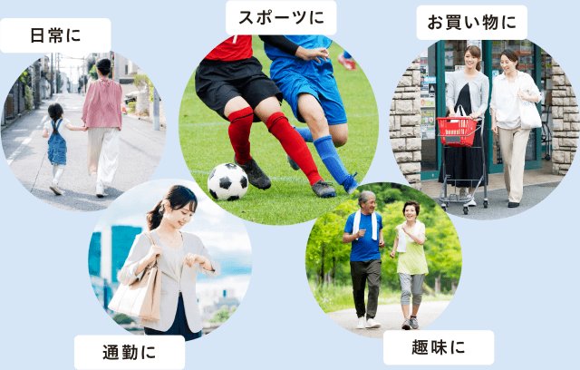 日常のさまざまなシーン