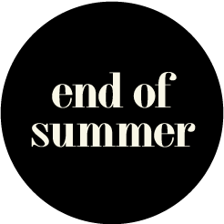 end of summer