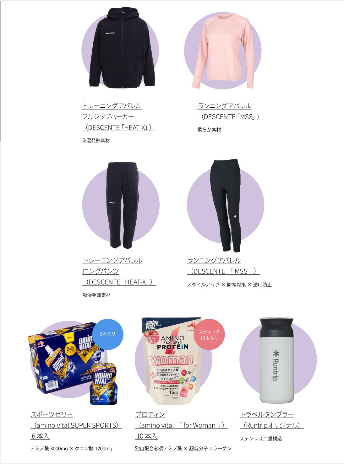 ランニング 7点セット Woman's Enjoy Run Campaign | スポーツ用品はスーパースポーツ