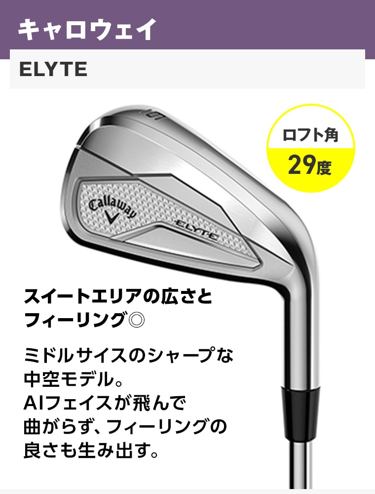 キャロウェイ　ELYTE