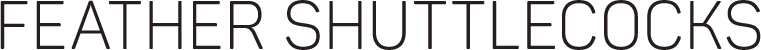FEATHER SHUTTLECOCKS