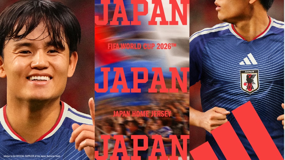 アディダスサッカー日本代表2026ユニフォーム、ついに公開!