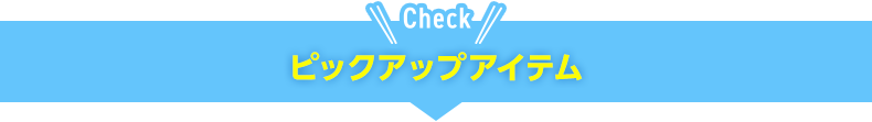 ピックアップアイテム
