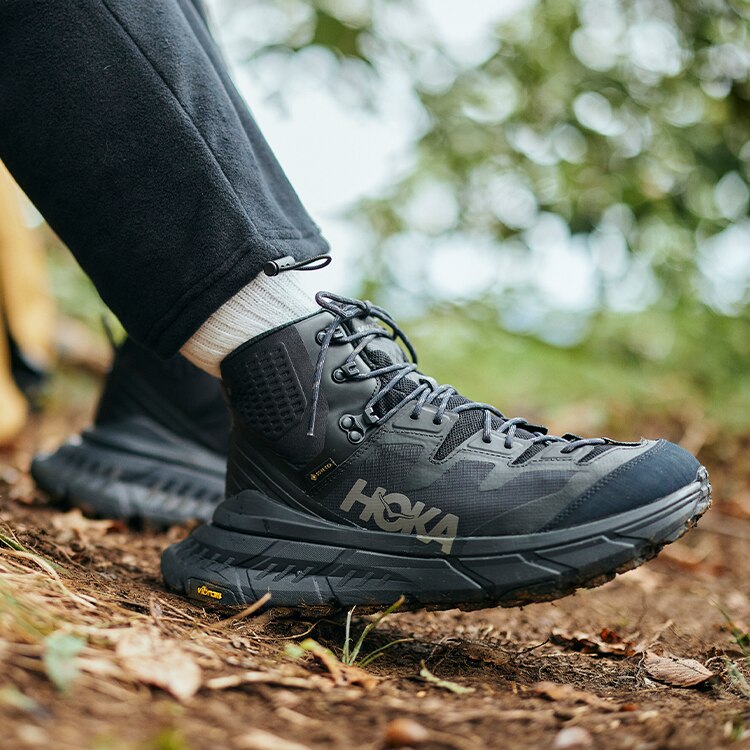 HOKA ONEONE スニーカー ハイキング アウトドアシューズ 1130532 HOKA ONEONE ANACAPA MID GTX Eggnog/Shifting Sand 22SS-I