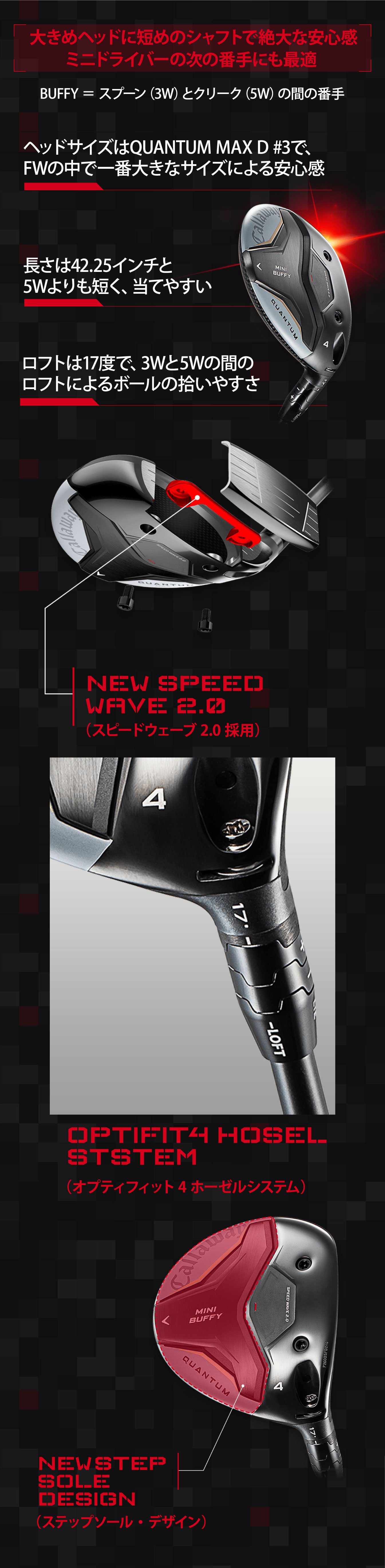 QUANTUM MINI シリーズ | ゴルフ用品はヴィクトリアゴルフ