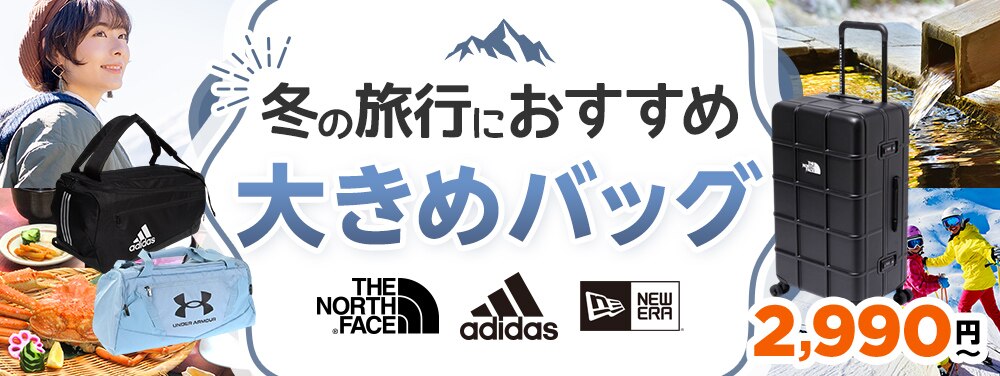 冬の旅行向けバッグ