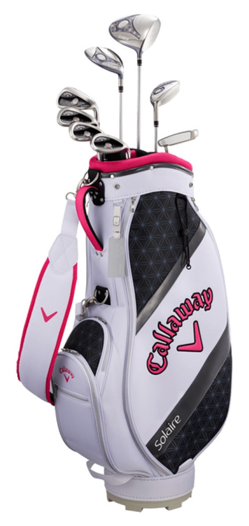 3位 【CALLAWAY（キャロウェイ）】ソレイル パッケージセット ピンク 8本セット Callawayオリジナルカーボン