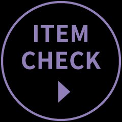 ITEM CHECK