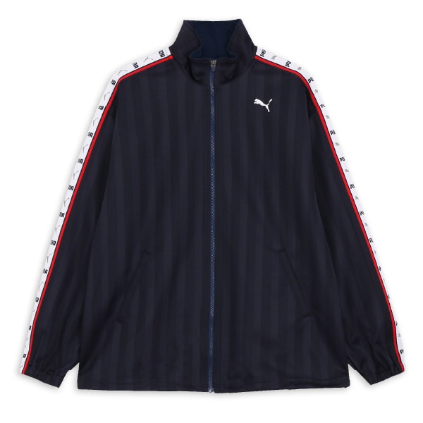 PUMA プーマ ジャージ ネイビー オレンジ シャドーストライプ