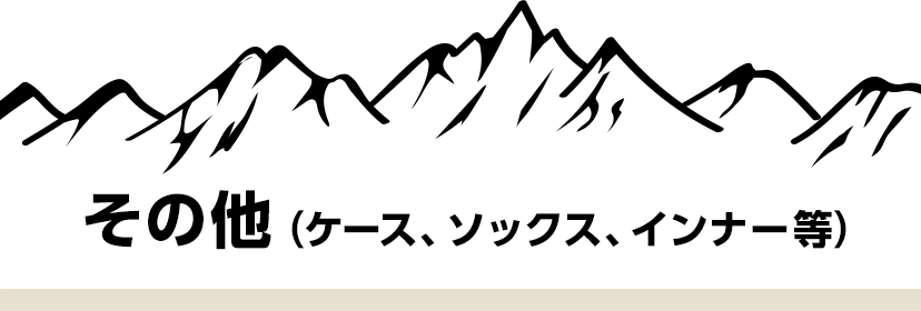 その他（ケース、ソックス、インナー等）