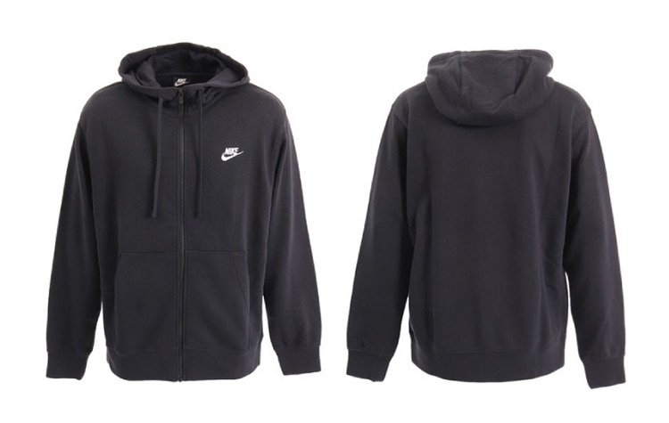 nike フレンチテリー フルジップフーディ BV2649-010FA19 ブラック