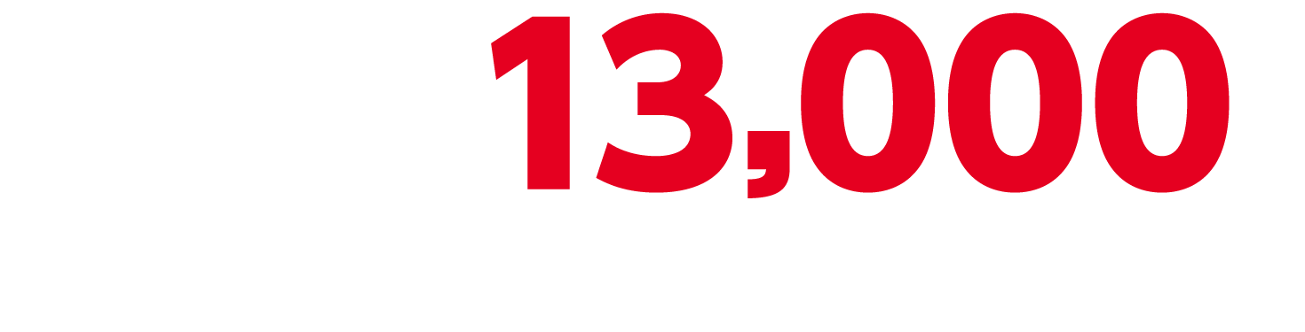 現在のシューズ登録数は驚異の約13,000足だから見つかる！お客さまに合うシューズ！※2022/7月現在