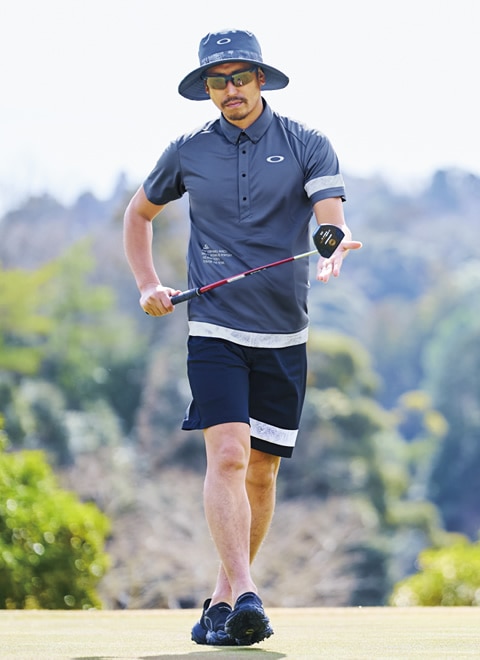 OAKLEY オークリー スカル ゴルフパンツ W32 チェック柄