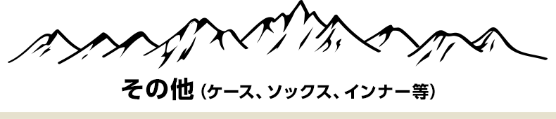 その他（ケース、ソックス、インナー等）